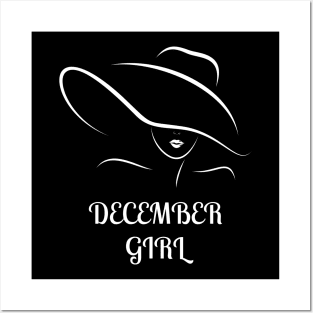 Birthday Gifts for Women December Birthday Women December Girl Posters and Art